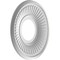 Ekena Millwork Berkshire PVC Medallion (Canopies up to 4 1/2"), 10"OD x 3 1/2"ID x 3/4"P, Satin Blossom White CMP10BEGBW - alternate 2